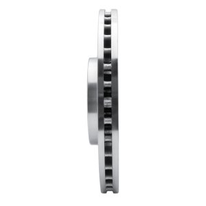Mercedes-Benz GL350 Brake Rotor (1) - Front Left - R1 Concepts - Drilled & Slotted - Silver - `13-`19